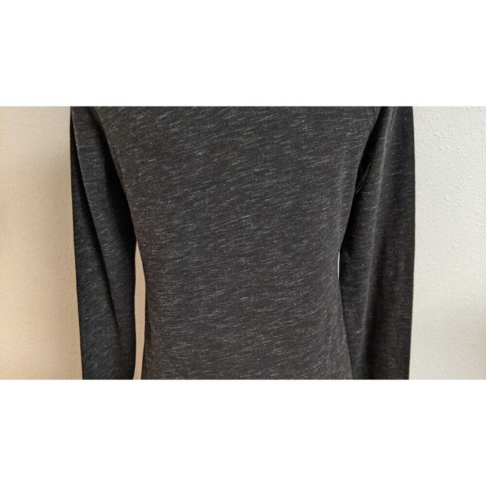Women's Cabi Style #3225 Odyssey Turtleneck Spacedye Black/Gray W/Thumbholes S - Picture 9 of 14
